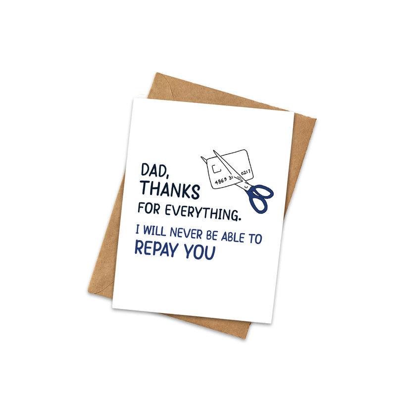 Repay Dad Card