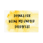 Unpaid Therapist Wallet Card