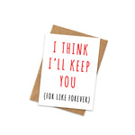 Keep You Forever Card
